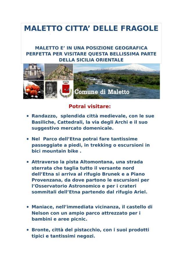 Appartamento Turistico Maletto Dış mekan fotoğraf